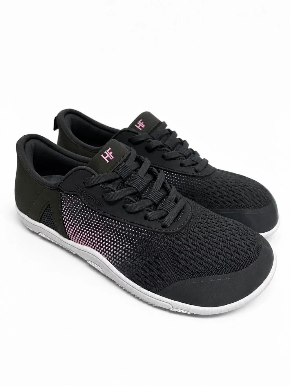 HIKE Footwear Dark Grey Pink Barefoot Sneakers Size 39 / 8 - 8.5 New
